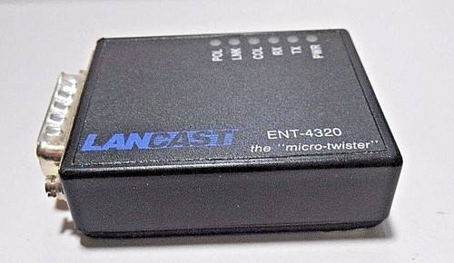 LANCAST ENT-4320 THE MICRO TWISTER ETHERNET AVI LAN COMPLIANT TRANSCEIVER - Picture 2 of 7