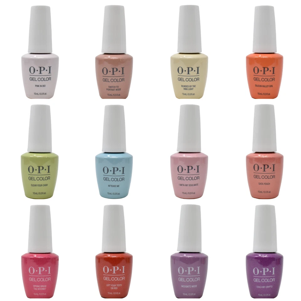 OPI Me, Myself and OPI Collection - GelColor Gel Polish - Spring 2023 12 Shades