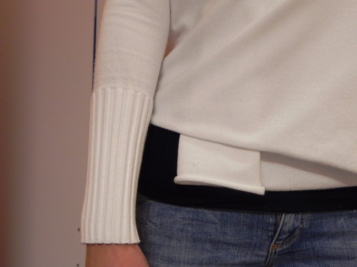 MAGLIA ARMANI COLLEZIONI BIANCO TAGLIA 42 GIACCA SCIALLE COPRISPALLA PULLOVER - Foto 5 di 12