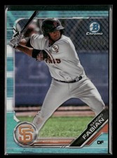 2019 Bowman #BCP-38 Sandro Fabian Chrome Prospects Aqua Refractor #/125