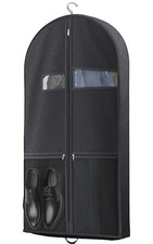 Travel Garment Bag with Accessories Zipper Pocket Heavy Duty Suit Bag for Men