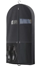 Travel Garment Bag with Accessories Zipper Pocket Heavy Duty Suit Bag for Men