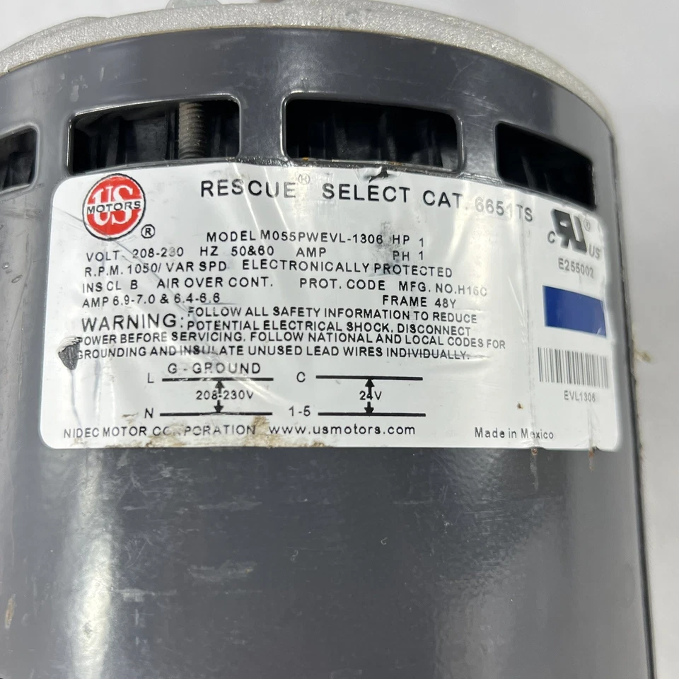 M055PWEVL-1306 6651TS ECM Soplador Motor Par Constante 1050 RPM Foto 3 de 4