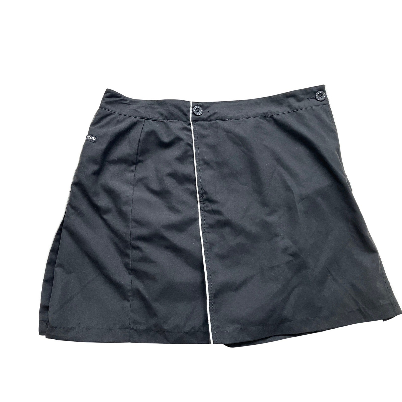 IZOD XFG Ladies Golf Skirt Black Cool FX Pleated Size 14 NWT