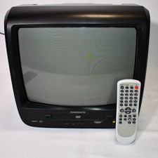 Working MAGNAVOX CD130MW9 13 CRT TV/DVD Player Retro Gaming With Remote 1026