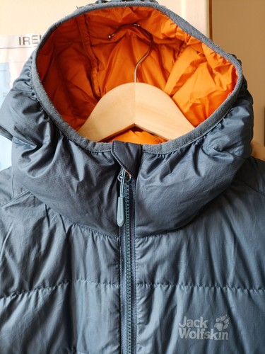 Jack Wolfskin Helium Jacket, Orion Blue/Orange, Men's Small, VGC - Picture 5 of 24