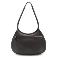 HERMES Kakawet Shoulder Bag Tote Bag Shoulder Carry Togo Chocolat Dark Brown Sil