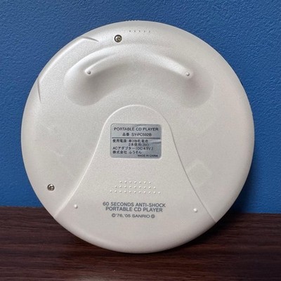 Hello Kitty Retro Portable CD Player (Tested and Working) USED