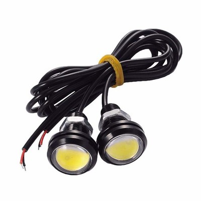 Sturdy Weather-Resistant User-Friendly Lightweight 2PCS Car LED Eagle Eye Lights
