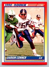 1990 Score #643 Darion Conner Rookie Card Jackson State Tigers. rookie card picture