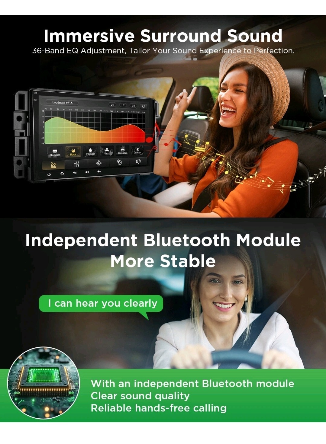 Eonon GMA13 Android 13 8"Car Radio Audio GPS Touch Screen WiFi Chevy GM Buick