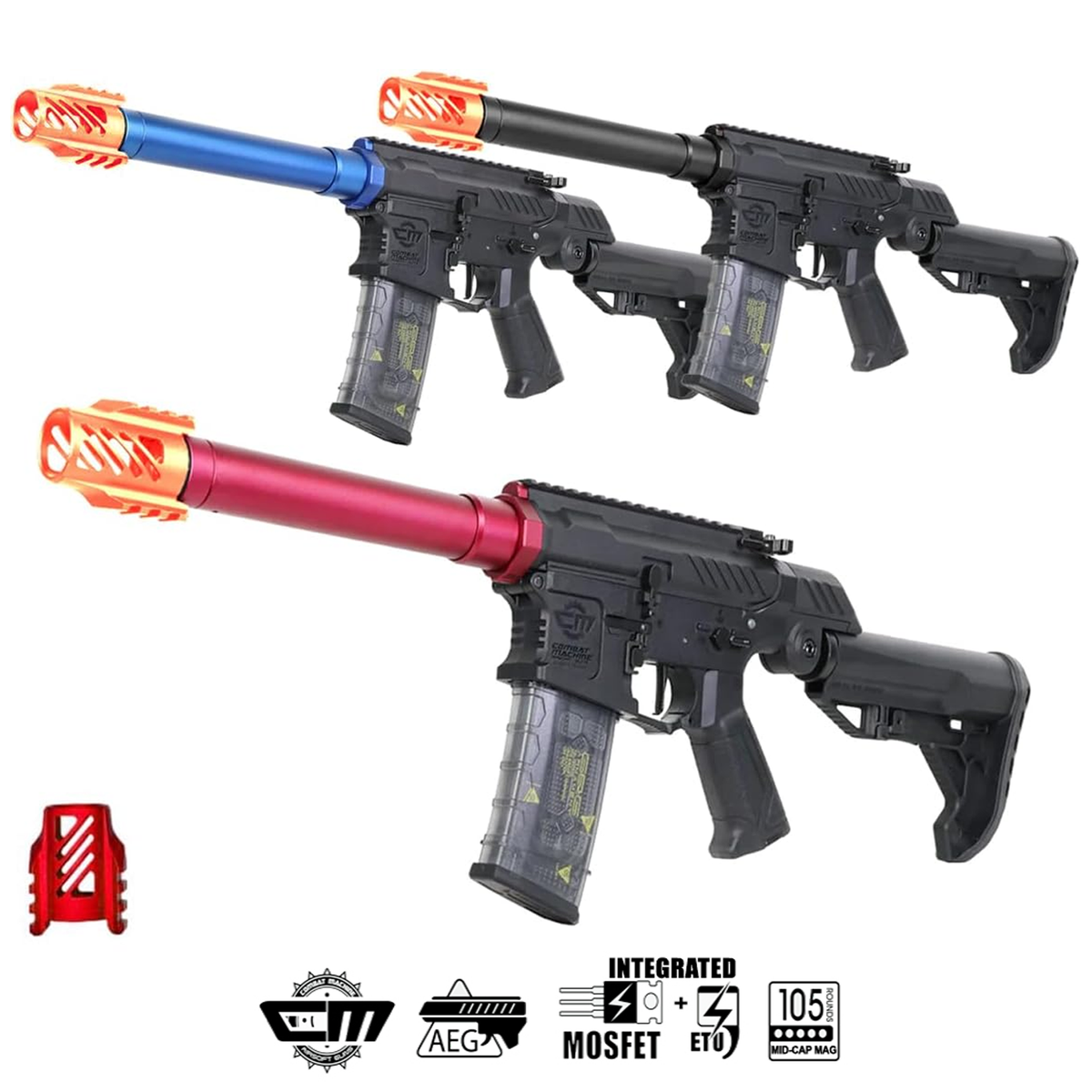 G&G Armament CM16 SSG-1 Electric Airsoft Gun w/ MOSFET ETU & QCS
