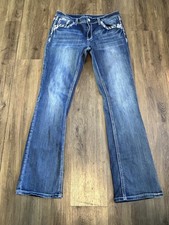 Grace in LA Women's Size 32 Jeans Bootcut Embroidered 32x33