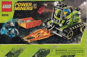 LEGO Power Miners: Granite Grinder (8958) - missing Rock Monster