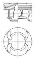 1 X Kolben Kolbenschmidt 41492610 FüR Opel Astra H Caravan