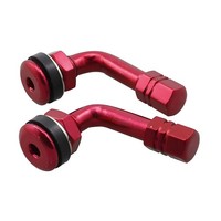 101 Octane Ventilsatz Reifen 90° Rot FüR Aprilia Zhongyu Xinling Baotian