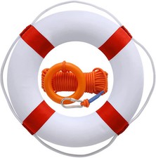 20 inch/50cm Pool Safety Ring Life Preserver Ring Buoy, Swimming Swim Foam Ri...