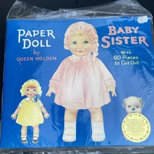 Baby Sister Paper DollsQueen Holden 1985 Uncut Vtg 60 Pcs