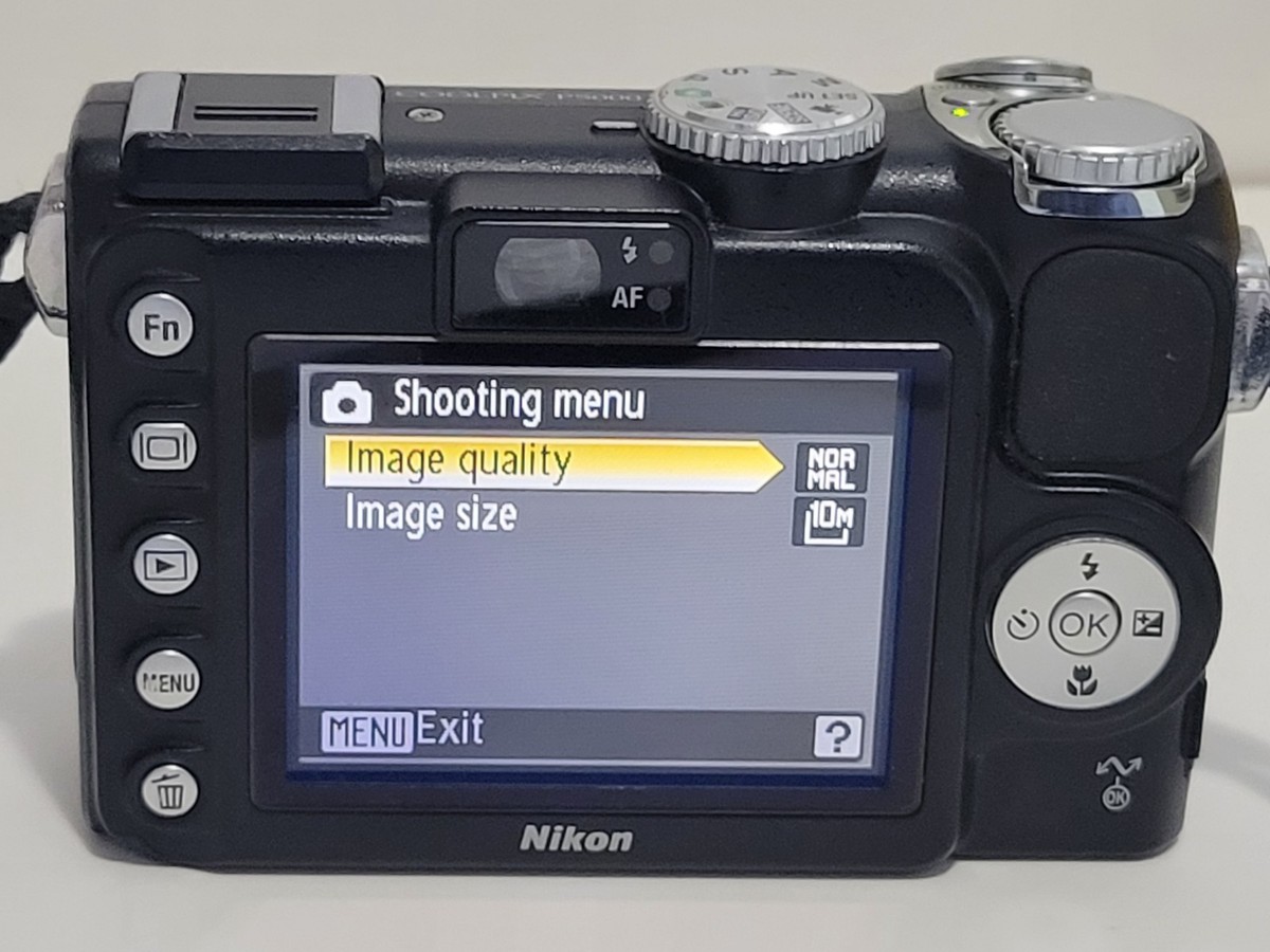 Nikon COOLPIX P5000 10.0MP Digital Camera - Black for sale