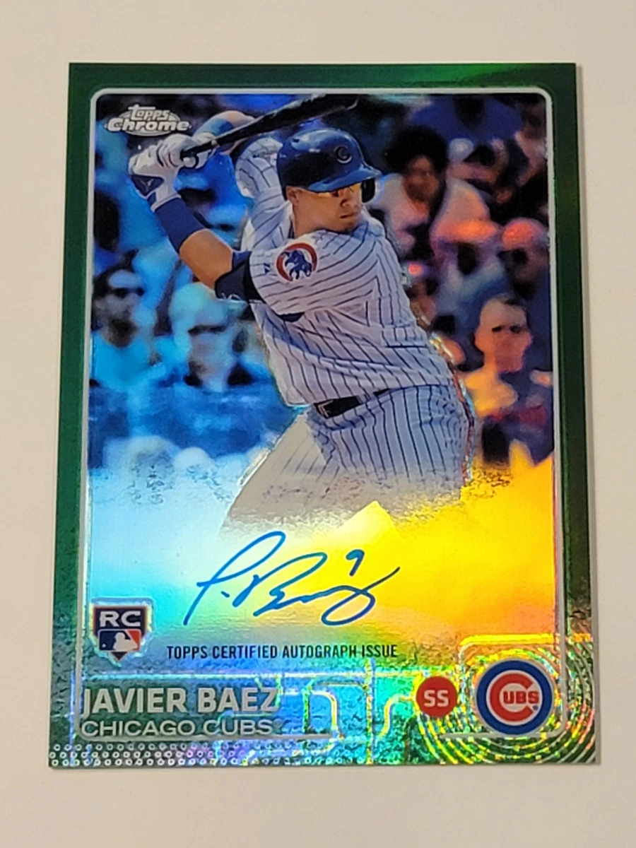 Topps NOW ワールドシリーズ ハビアー javier サイン auto Javier Baez Autographed Baseball Cards for sale | eBay