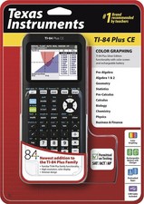 Texas Instruments 84plce Black Graphing Calculator