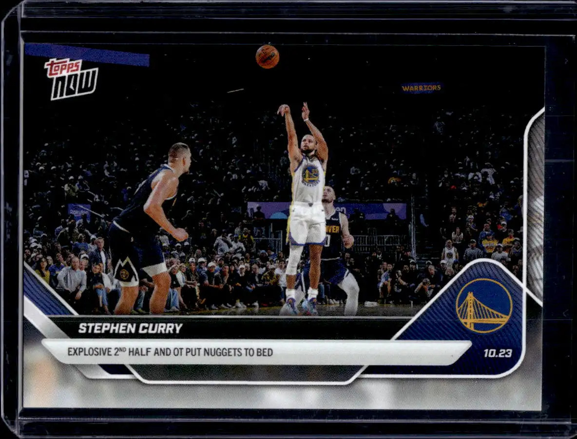 2025-26 Topps Now NBA #22SP Stephen Curry Image Variation Short Print (A)