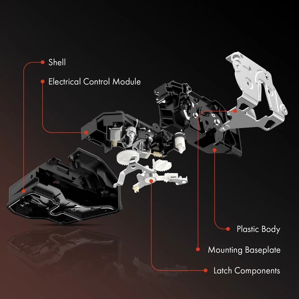 Actuador de bloqueo de puerta trasera izquierda para Toyota Land Cruiser Lexus RX350 LX570 RX450h Foto 2 de 4