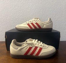 Adidas Samba OG 'Off White Better Scarlet Gum' IH6815 Size 5