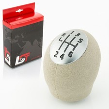 KNAUF SPITZE SCHALTHEBEL FÜR RENAULT KANGOO 3 III BEIGE SILBER