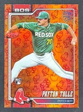2026 Topps Easter holiday orange chicks foil Payton Tolle #15