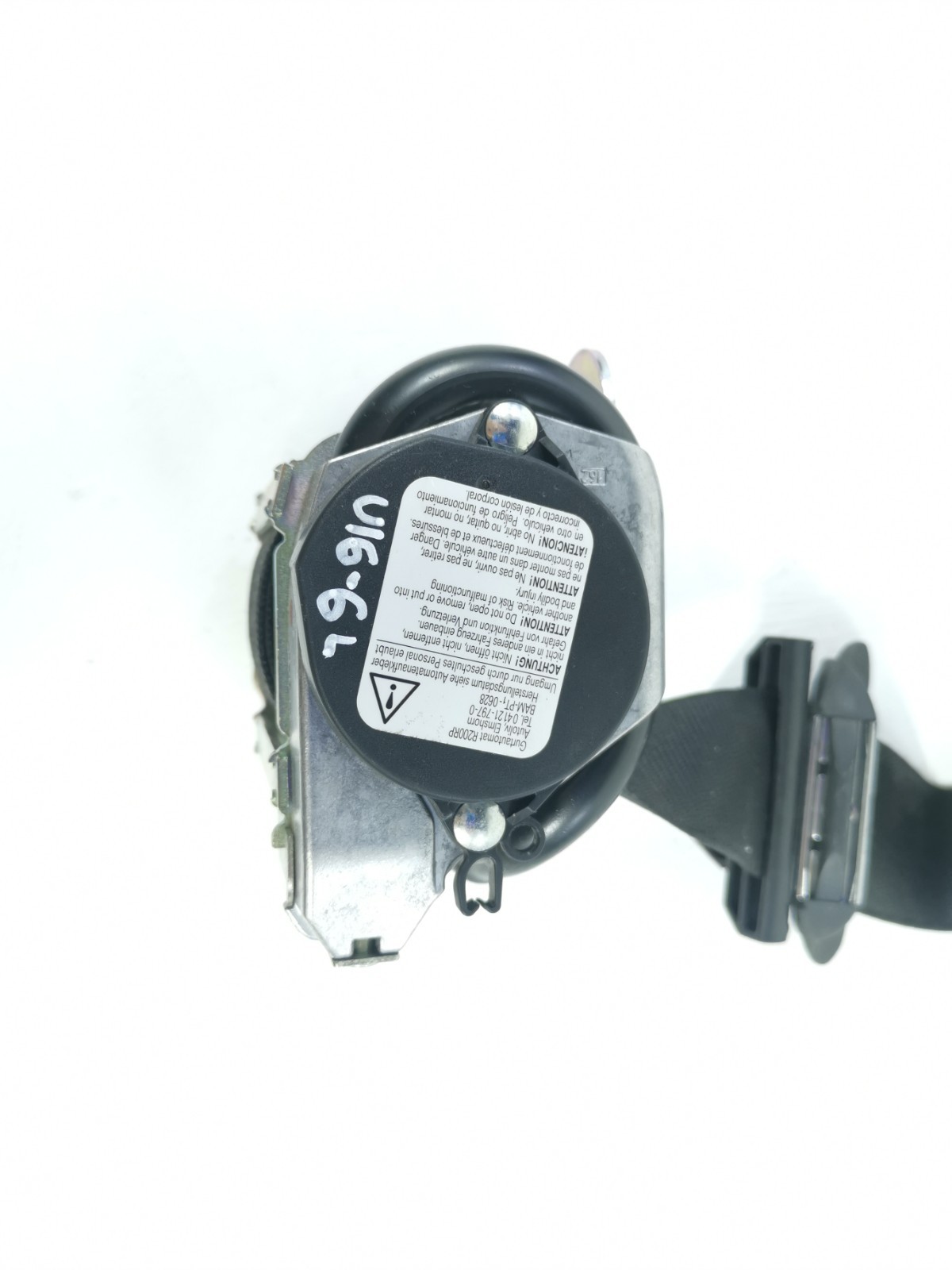MASERATI Levante 3.0L AWD 2019 Front Left Driver Side Seat Belt Rectractor OEM