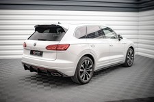 Street+ Heck Ansatz Flaps passend für VW Touareg R-line Mk3 schwarz Hochglanz
