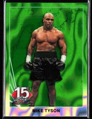 2025 Leaf National Convention - Mike Tyson - 1990 Green Lava Promo 2/6