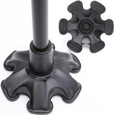 Cane Tip with 6 Support Rubber Foot for Walking Canes 3/4 Inch Shaft, Self-Stand