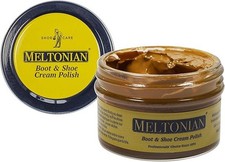 Meltonian shoe cream, 089 Camel. oil based with beeswax, restors, and protects