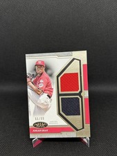 2024 Topps Tier One #T1R-JGR Josiah Gray Tier One Relics Dual Patch