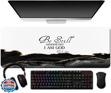 Inspiring Extended Gaming Mouse Pad (31.4x11.8 in), Large Non-Slip Rubber Bas