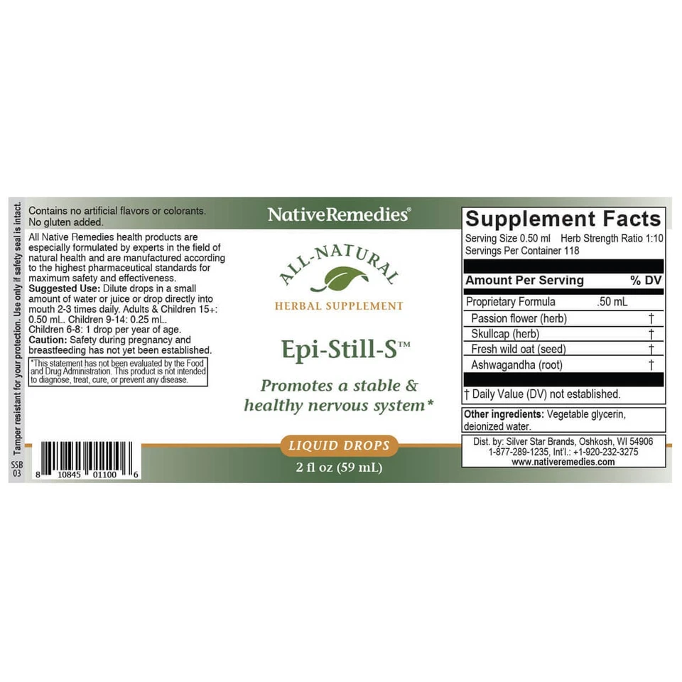 Paquete de 2 remedios nativos Epi-Still-STM Foto 3 de 4