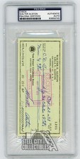 Walter Alston Autographed Check - PSA/DNA