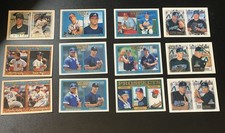 BASEBALL COMBO STARS AND DRAFT CARDS. lot of 12. See pics.