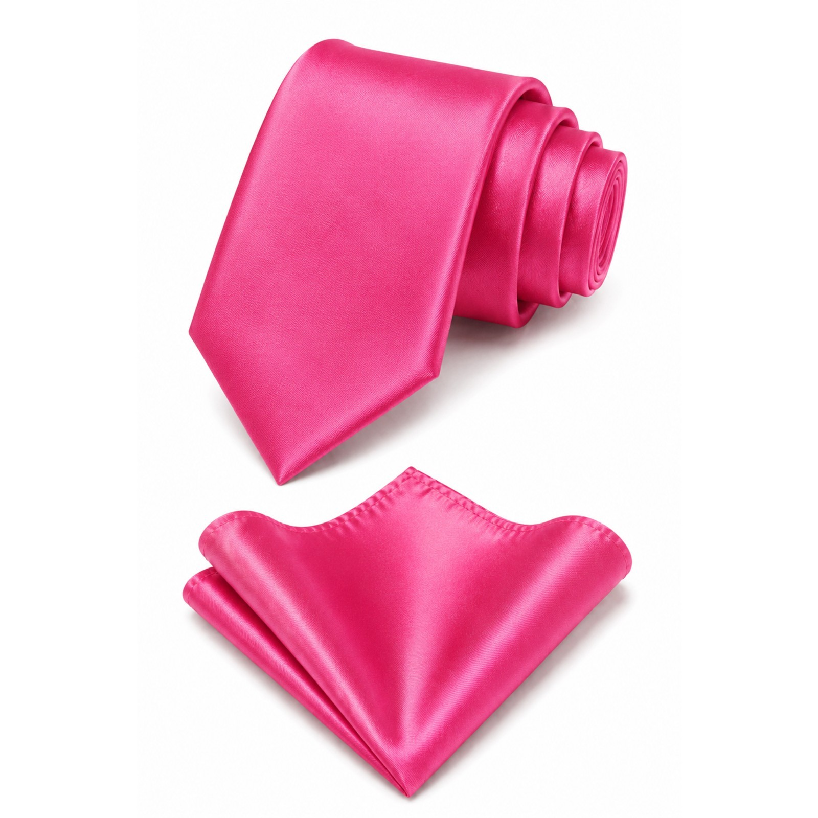 Set Corbata Y Pañuelo De Bolsillo Para Hombre 2 Piezas Poliéster