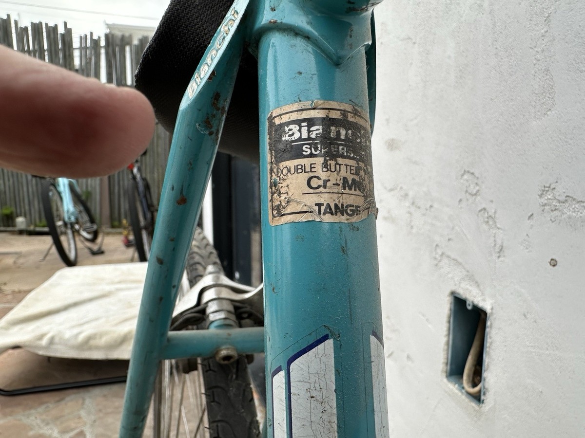 Vintage Bianchi Brava Road Bike Classic Steel Tange CrMo Superset