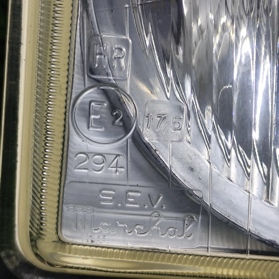 Vintage SEV Marchal 294 Right Headlight 61268103 Genuine Peugeot 604 V6 NOS - Image 4 of 4