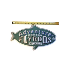 G-Loomis Adventure Series Fly Rods Metal Sign New in plastic G Loomis