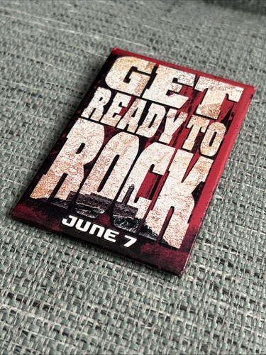 Botón promocional de la película The Rock 1996 de colección - Pin de película Sean Connery Nicolas Cage - Imagen 7 de 7