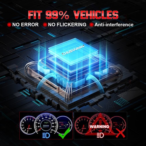 Para fit Toyota Corolla 2009-2013 Combo LED Faros+Bombillas luz antiniebla 6000K - Picture 9 of 18