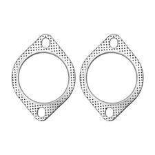 2 PCS Car Exhaust Gasket 2-Bolt Exhaust Pipe Flange Gasket, Car 3 Inch