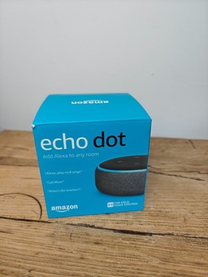 Echo Dot 3. Gen Smart Alexa Lautsprecher - Brandneu - geöffnete Verpackung