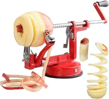 3-in-1 Apple/Potato Peeler Corer Stainless Steel Hand-cranking Peeler Slicer US