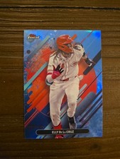 2025 Topps Finest - Rare Elly De La Cruz #253 Sky Blue Refractor /150